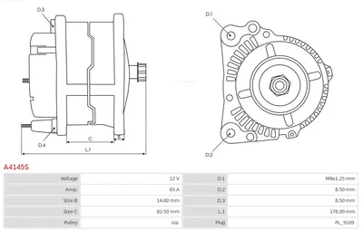 Alternador AS-PL A4145S