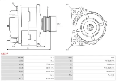 Alternador Toyota YARIS · Toyota YARIS VERSO
