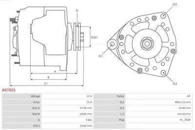 Alternador Daihatsu TERIOS