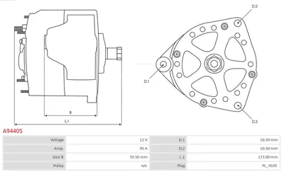 Alternador AS-PL A9440S