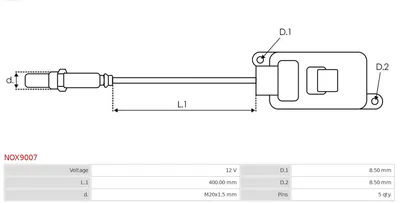 Sensor NOx, inyección de úrea Bmw 1 · Bmw 3 · Bmw 3 Touring