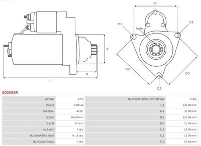 Motor de arranque Audi A3 · Audi A2 · Ford GALAXY I