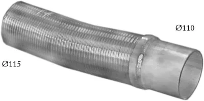 Tubo de escape POLMO 6834