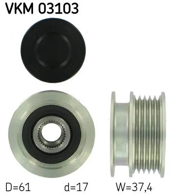 Rueda libre alternador Seat AROSA · Vw POLO III · Vw LUPO I