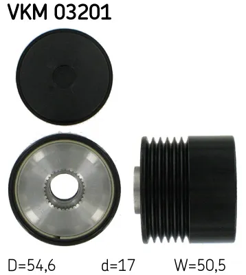 Rueda libre alternador Alfa Romeo MITO · Bmw 1 · Fiat GRANDE PUNTO