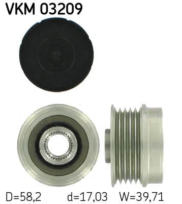 Rueda libre alternador Alfa Romeo MITO · Alfa Romeo GIULIETTA · Alfa Romeo GIULIETTA Hatchback Van