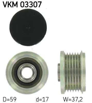 Rueda libre alternador Citroën JUMPY I · Citroën BERLINGO / BERLINGO FIRST Box Body/MPV · Citroën BERLINGO / BERLINGO FIRST MPV