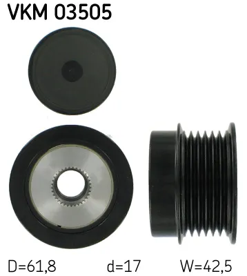 Rueda libre alternador Opel VECTRA C · Opel VECTRA C GTS · Opel SIGNUM Hatchback