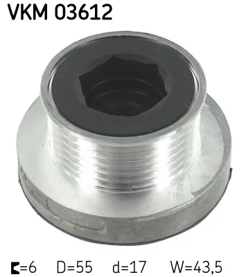 Rueda libre alternador Lada LARGUS Estate Van · Lada LARGUS · Mercedes-Benz CITAN Mixto