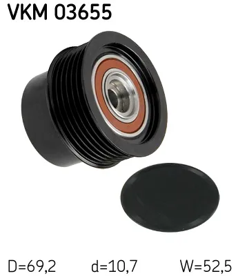 Rueda libre alternador Volvo XC90 I · Volvo S80 II · Volvo V70 III