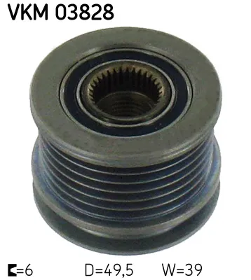 Rueda libre alternador Chrysler PT CRUISER · Mercedes-Benz C-CLASS · Mercedes-Benz SPRINTER 2-t Platform/Chassis