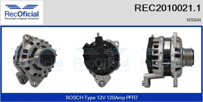 Alternador Nissan NAVARA NP300 Pickup