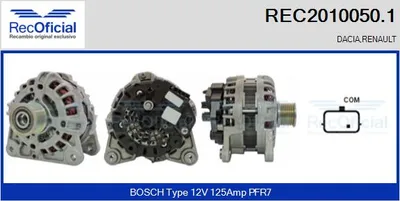 Alternador Renault KANGOO / GRAND KANGOO II · Renault KANGOO Express · Renault MEGANE III Hatchback