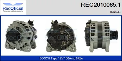 Alternador Renault ESPACE V · Renault MEGANE IV Hatchback