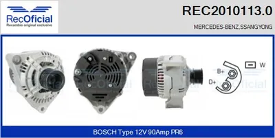 Alternador Mercedes-Benz 124 Coupe · Mercedes-Benz 124 Saloon · Mercedes-Benz 124 T-Model