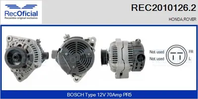 Alternador Rover 800 Coupe · Rover 800 · Honda ACCORD V