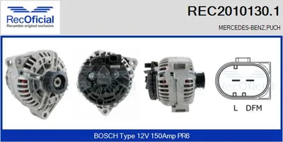 Alternador Mercedes-Benz G-CLASS · Mercedes-Benz E-CLASS · Mercedes-Benz E-CLASS T-Model