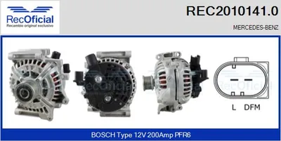 Alternador Mercedes-Benz S-CLASS · Mercedes-Benz C-CLASS Coupe · Mercedes-Benz E-CLASS