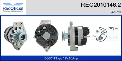 Alternador Seat TERRA · Seat TERRA Estate Van · Vw PASSAT B2
