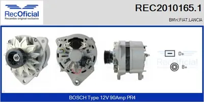 Alternador Lancia DEDRA · Lancia DELTA II · Fiat TEMPRA