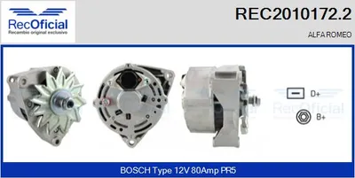 Alternador Alfa Romeo 164