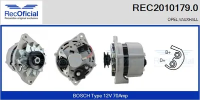 Alternador Opel KADETT E · Opel REKORD E Estate · Opel KADETT E Convertible