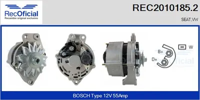 Alternador Seat TERRA · Seat TERRA Estate Van · Vw POLO II