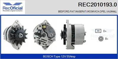 Alternador Opel COMBO Box Body/MPV · Opel REKORD D Estate · Opel KADETT D
