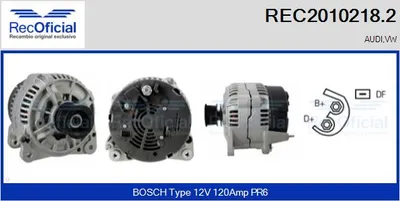 Alternador Audi 80 B4 Saloon · Audi 80 B4 Avant · Audi A4 B5