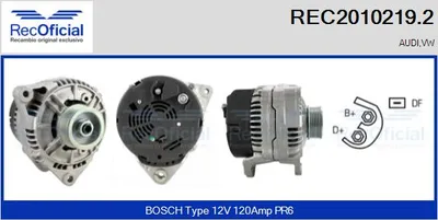 Alternador Audi 80 B1 Saloon · Audi 100 C4 Saloon · Audi 100 C4 Avant