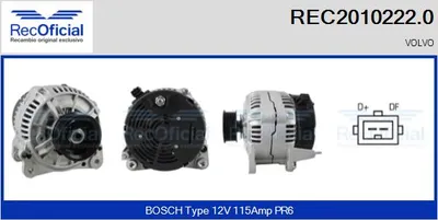 Alternador Volvo 850 Estate · Volvo V70 I · Volvo C70 I Coupe
