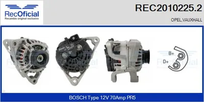 Alternador Opel CORSA B · Opel VECTRA B Hatchback · Opel VECTRA B Estate