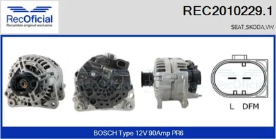 Alternador Seat CORDOBA · Vw TRANSPORTER T4 Bus · Seat IBIZA II