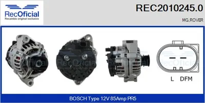Alternador Rover 400 II Hatchback · Rover 400 II · Mg MGF