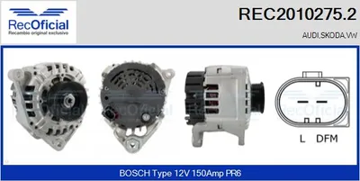 Alternador Audi A4 B5 · Vw PASSAT B5 · Audi A6 C5