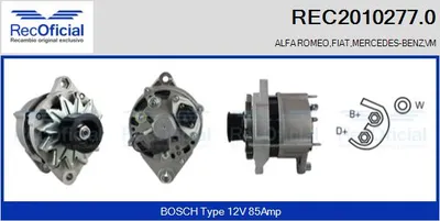 Alternador Alfa Romeo 164