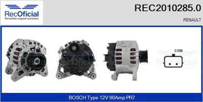 Alternador Renault MODUS / GRAND MODUS · Renault CLIO III · Renault TWINGO II