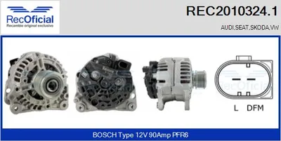 Alternador Seat AROSA · Vw LUPO I · Audi A2