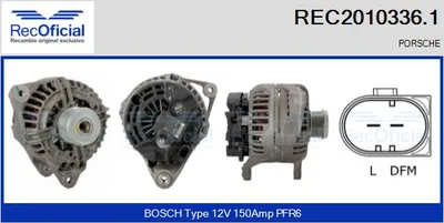 Alternador Porsche BOXSTER · Porsche 911 · Porsche 911 Convertible