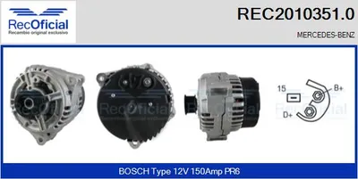 Alternador Mercedes-Benz SL · Mercedes-Benz CLK · Mercedes-Benz CLK Convertible
