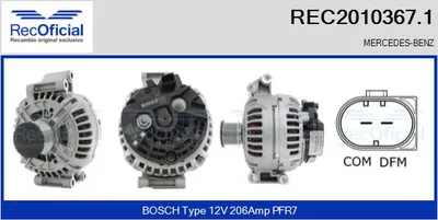 Alternador Mercedes-Benz G-CLASS · Mercedes-Benz G-CLASS Cabrio · Mercedes-Benz M-CLASS