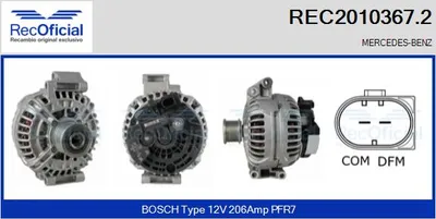 Alternador Mercedes-Benz G-CLASS · Mercedes-Benz G-CLASS Cabrio · Mercedes-Benz M-CLASS