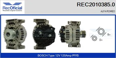 Alternador Alfa Romeo 159 · Alfa Romeo 159 Sportwagon · Alfa Romeo SPIDER
