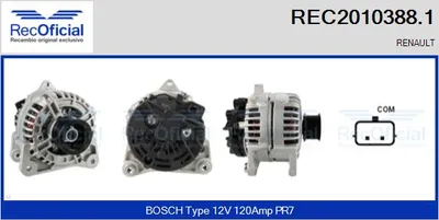 Alternador Renault MODUS / GRAND MODUS · Renault CLIO III · Renault CLIO III Grandtour