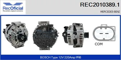 Alternador Mercedes-Benz VIANO · Mercedes-Benz VITO Bus · Mercedes-Benz VITO / MIXTO Van