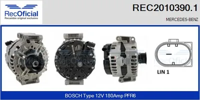 Alternador Mercedes-Benz G-CLASS · Mercedes-Benz G-CLASS Cabrio · Mercedes-Benz SL