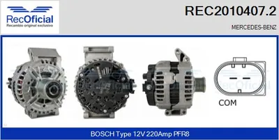 Alternador Mercedes-Benz E-CLASS · Mercedes-Benz S-CLASS