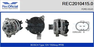 Alternador Volvo S80 II · Ford S-MAX · Volvo C70 II Convertible