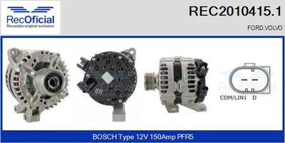 Alternador Volvo S80 II · Ford S-MAX · Volvo C70 II Convertible