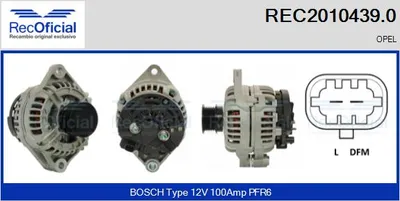 Alternador Opel VECTRA C · Opel VECTRA C GTS · Opel SIGNUM Hatchback
